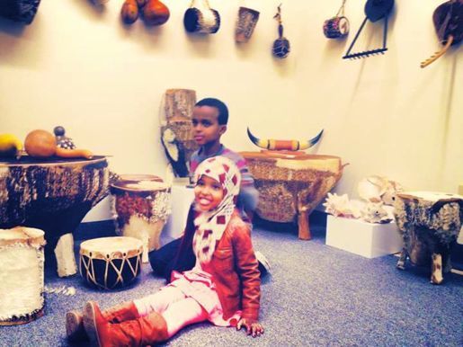 Somali children enjoying the Somali museum