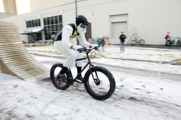 Fat tire demo--Courtesy Freewheel