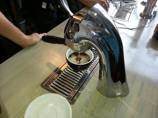 Five Watt's fountain-style coffee, courtesy Five Watt