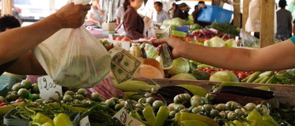 Fresh produce at the market