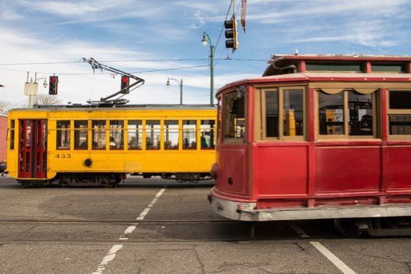 South Main Arts District trolley lines