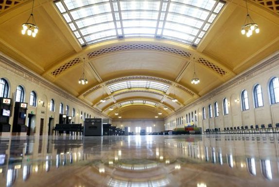 Union Depot waiting room, photo by Jeffrey Thompson