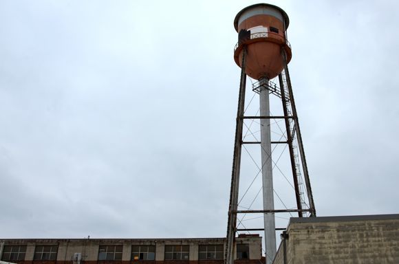 Vandalia's signature water tower, photo by Kyle Mianulli