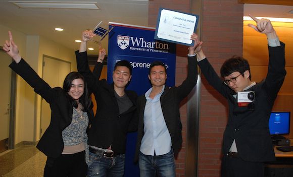 2014 Wharton Business Plan Competition winners. Photo courtesy of Keystone Edge