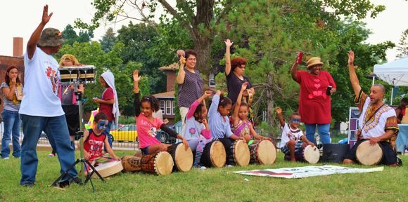 A summer event held in Little Africa