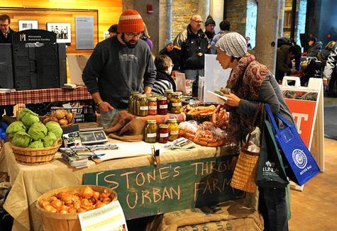 Mill City Winter Farmers Market, photo courtesy Mill City Times