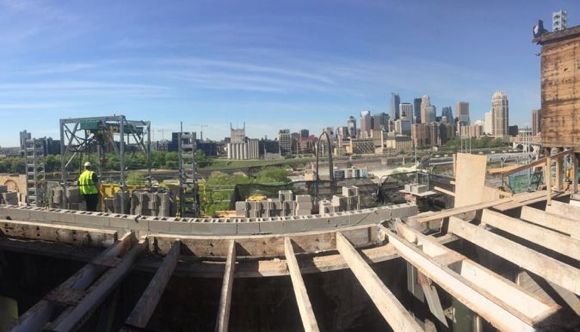 The future rooftop deck, courtesy A-Mill Artist Lofts