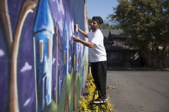 Mural for The Alley Project