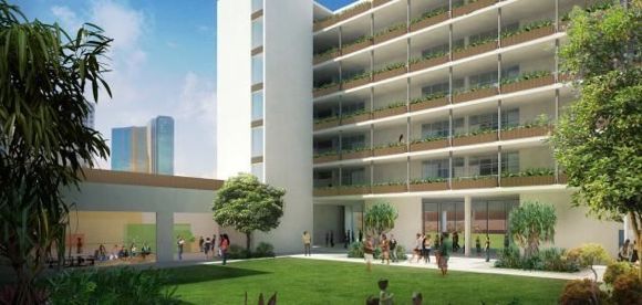 Rendering of Ola Ka �Ilima Artspace Lofts 