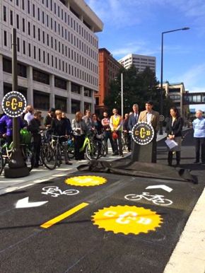 The opening of Capital City Bikeway