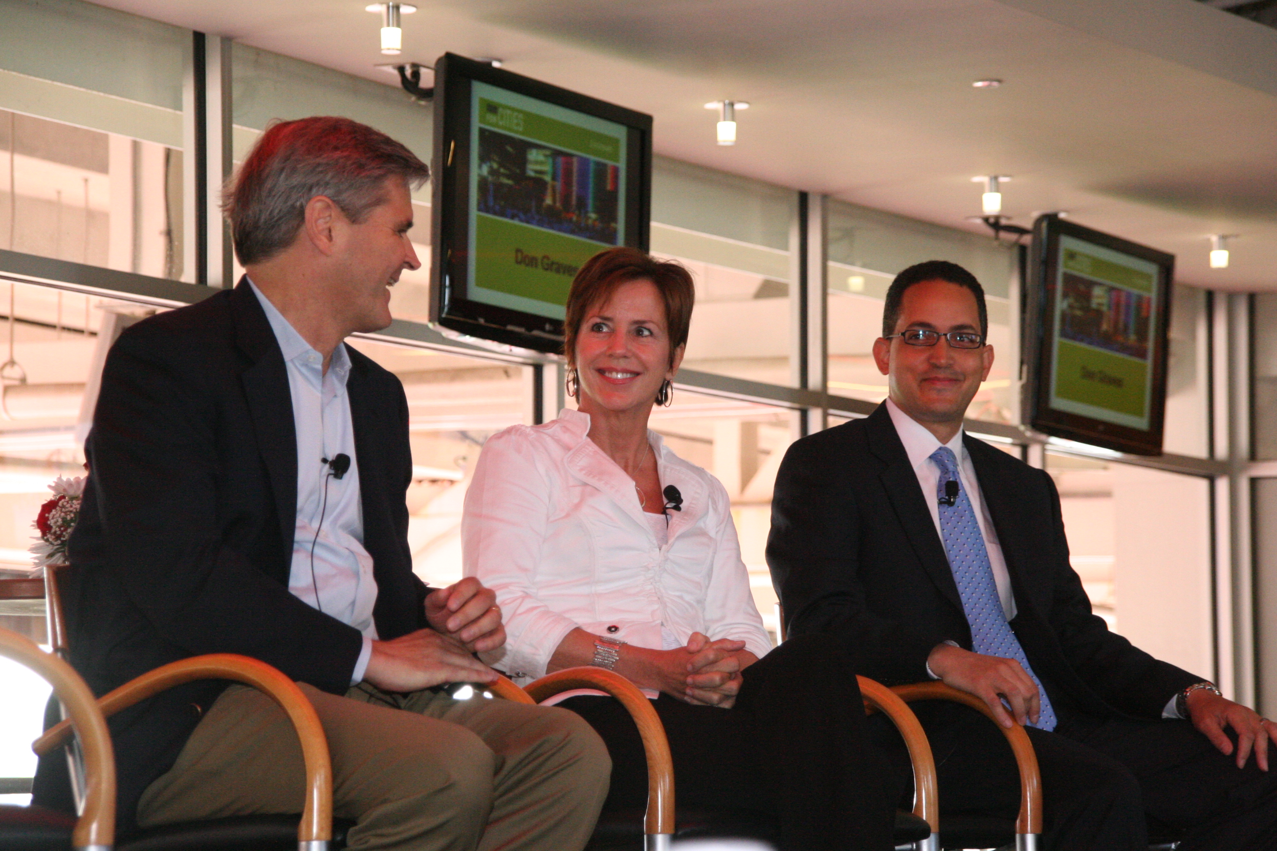 Steve Case, Jean Case, and Don Graves