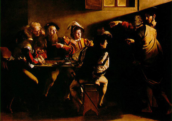 The Call of Saint Matthew, by Caravaggio