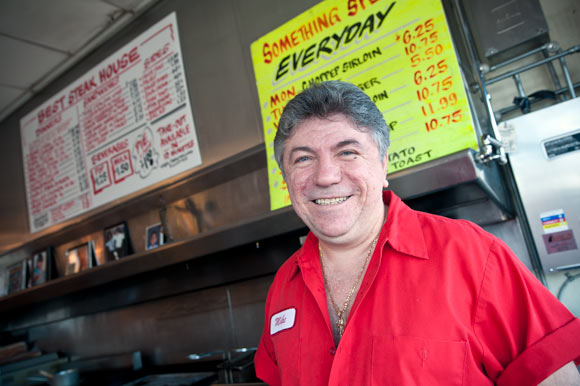 Mike Hatzis, owner of the Best Steak House on University Avenue