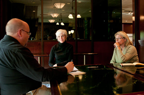Mary Meehan and Vicki Abrahamson of Panoramix - Bill Kelley
