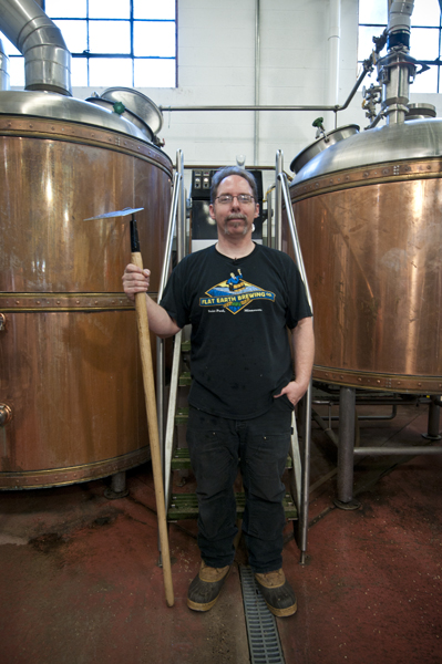 Flat Earth Head Brewer Jeff Williamson