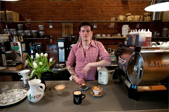 Gordon Bellaver, co-owner of Bull Run Roasting Co