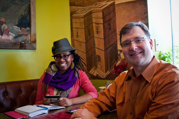 Julia Nekessa Opoti and Steven Clift