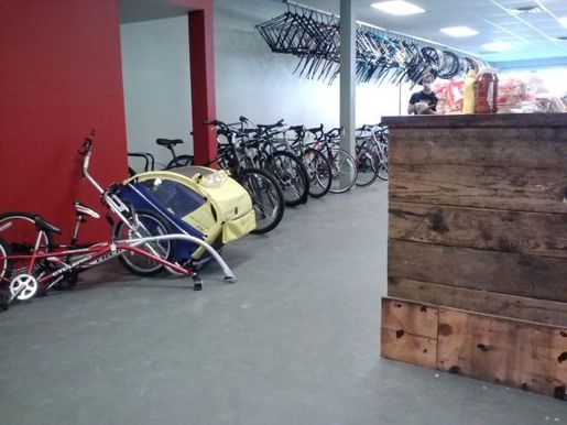 The bikes: Recovery Bike Shop
