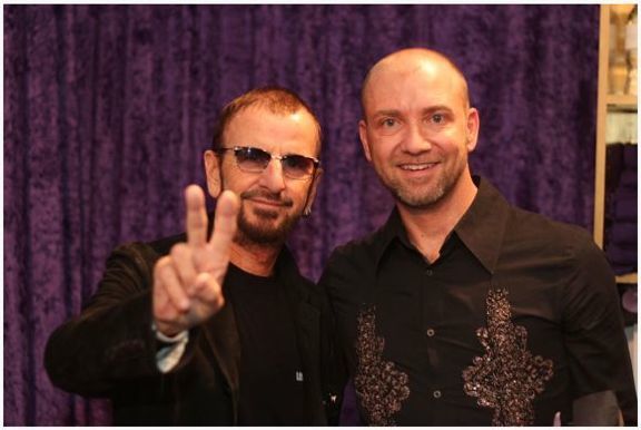 William Panzarella with Ringo Starr at the Grammys, courtesy Max Martin