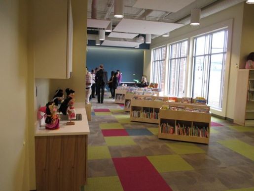 Inside the Arlington Hills Library