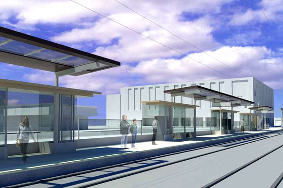 Artist rendering of the Capitol East Station